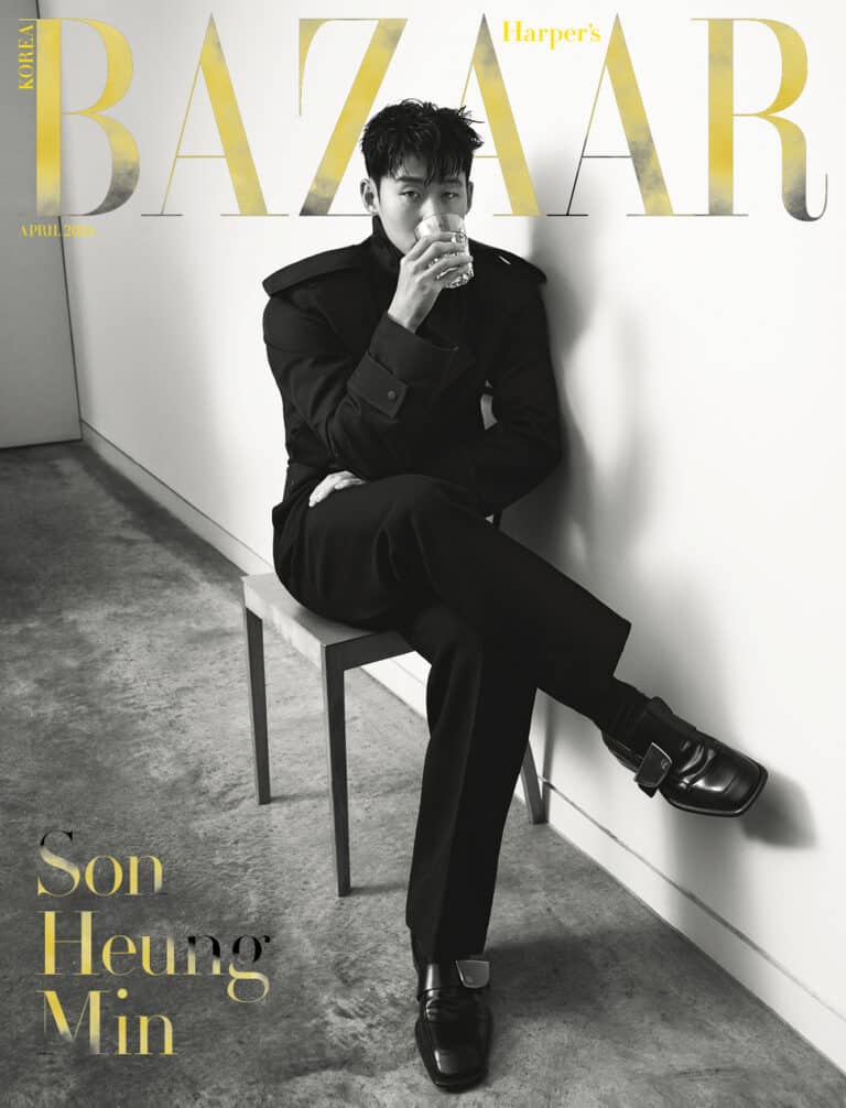 HARPER'S BAZAAR Korea April 2024 Son Heung-Min, Gianna Jun