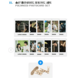 [LOVELY RUNNER] tvN K-DRAMA POP-UP STORE OFFICIAL MD **POLAROID PHOTO CARD SET**