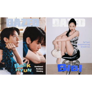 DAZED & CONFUSED Korea July 2024 EXO BAEKHYUN, BIBI