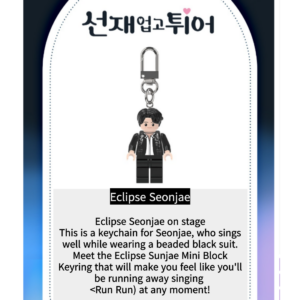[LOVELY RUNNER] K-DRAMA Ryu Seon Jae Eclips Mini Block Keyring Korea Limited