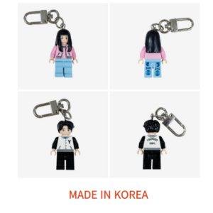 [LOVELY RUNNER] K-DRAMA 20's Ryu Seon Jae+ Lim Sol Mini Block Keyring Korea Limited