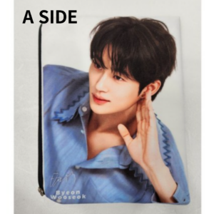 [LOVELY RUNNER] K-DRAMA Byeon Woo-seok photo suede pouch Photos on both sides