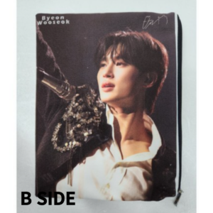 [LOVELY RUNNER] K-DRAMA Byeon Woo-seok photo suede pouch Photos on both sides