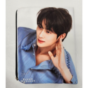 [LOVELY RUNNER] K-DRAMA Byeon Woo-seok photo suede pouch Photos on both sides