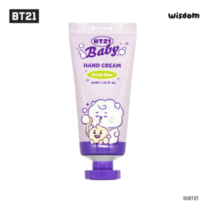 BT21 Hand Cream Nourishing Moisturizing White Floral Fig Fragrance Fresh Lime