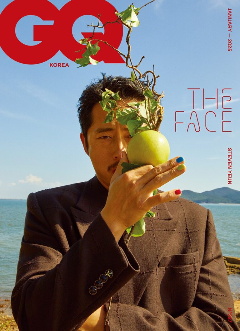 GQ Korea January 2025 Steven Yeun