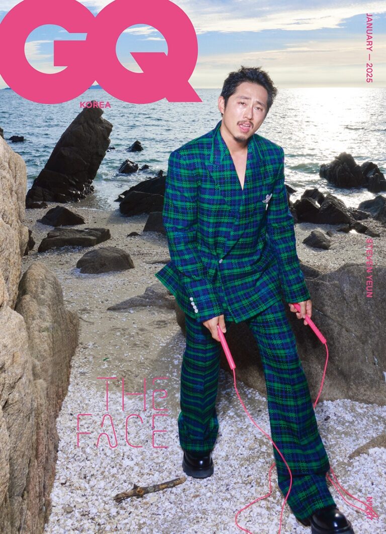 GQ Korea January 2025 Steven Yeun