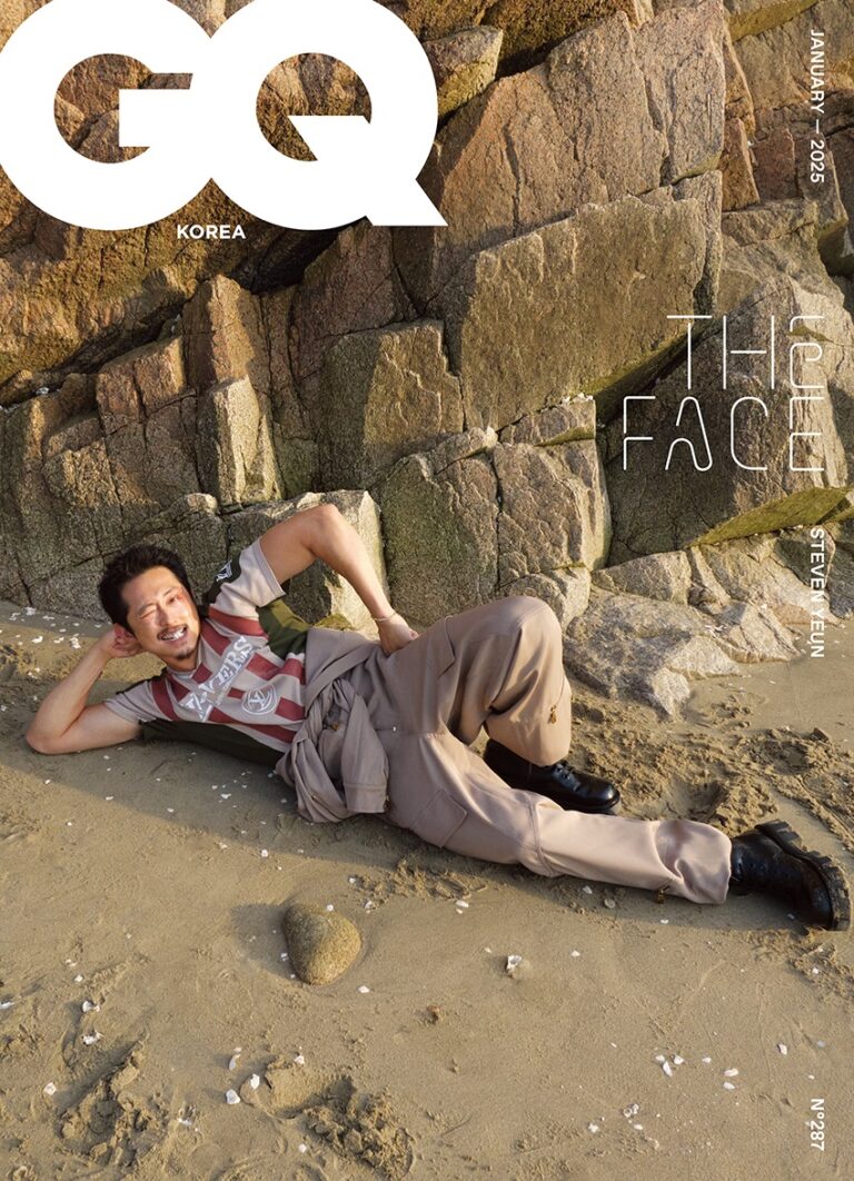 GQ Korea January 2025 Steven Yeun
