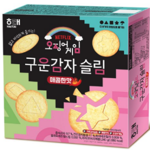 Squid Game Play Haetai Grilled Potato Spicy Snack 2 pcs x 240g