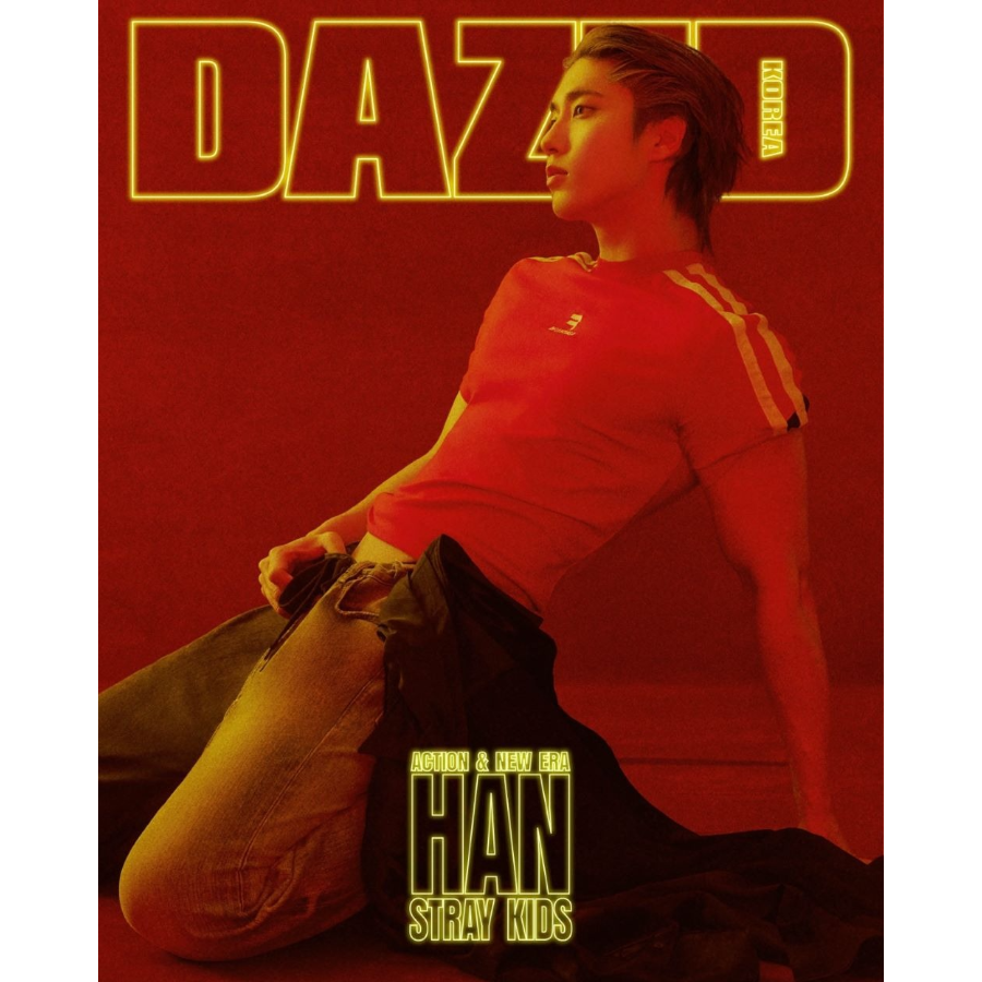 DAZED & CONFUSED Korea February 2025 Stray Kids CHANGBIN, HAN