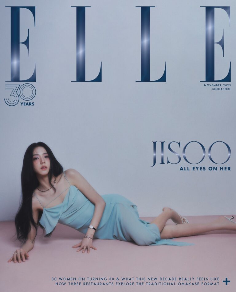 ELLE Singapore November 2023 BLACKPINK JISOO - Now In Seoul