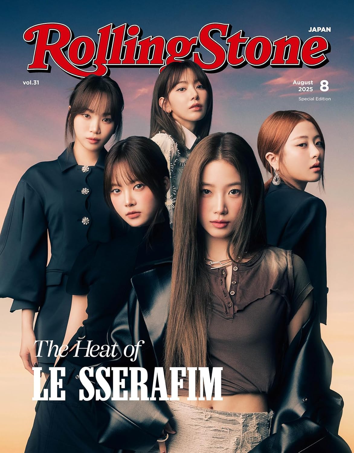 ROLLING STONE Japan August 2025 LE SSERAFIM
