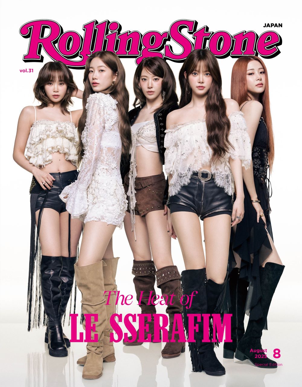 ROLLING STONE Japan August 2025 LE SSERAFIM