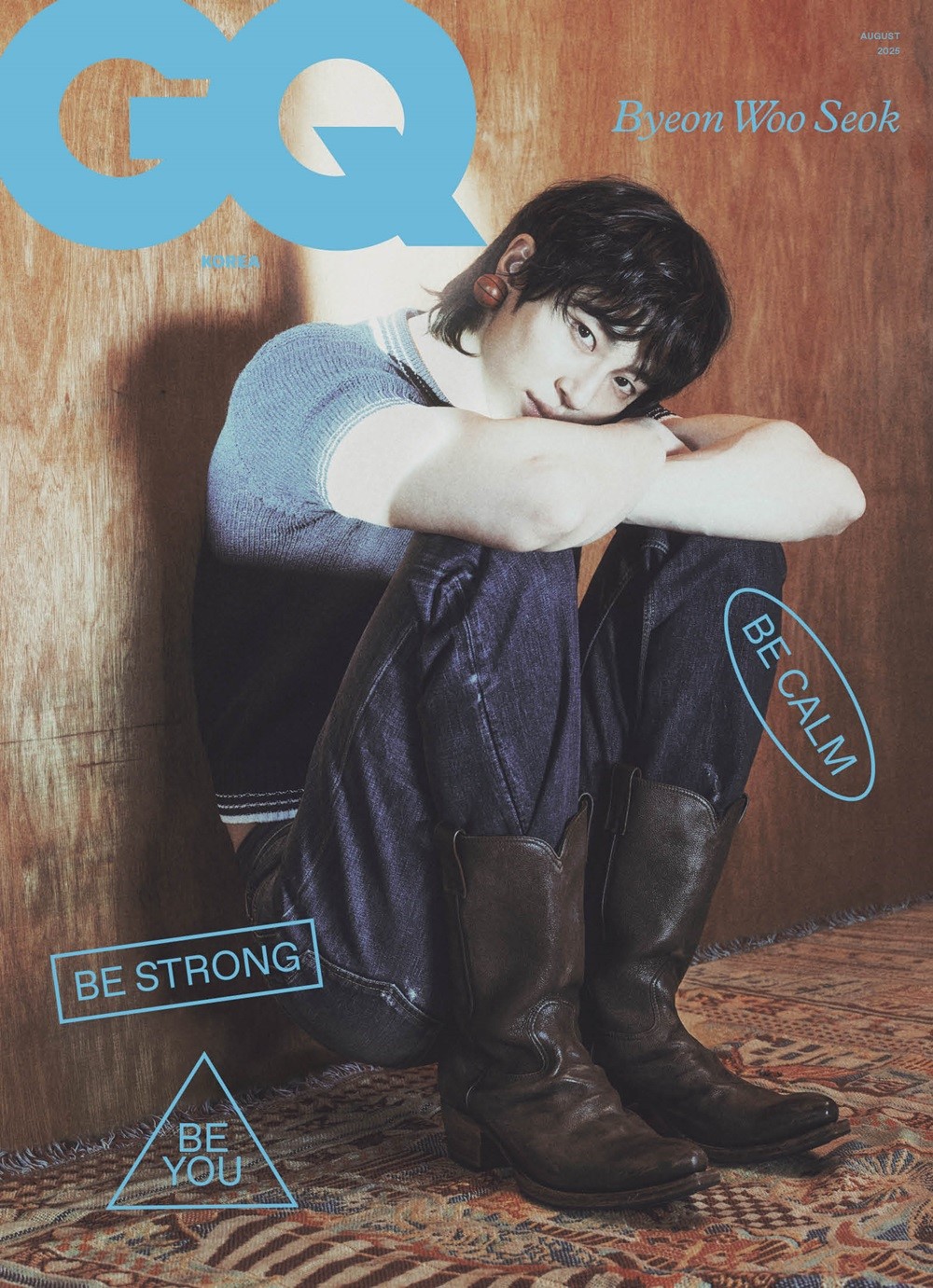 GQ Korea August 2025 Byeon Wooseok