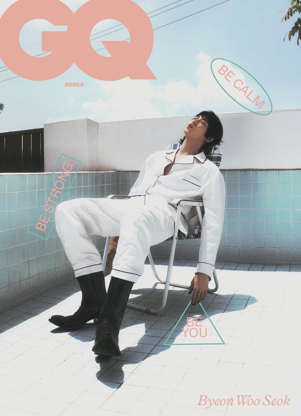 GQ Korea August 2025 Byeon Wooseok