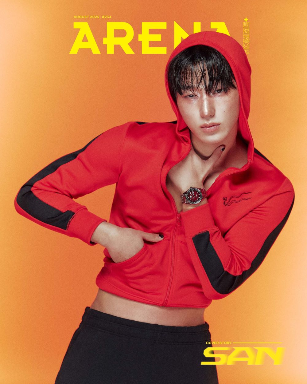 ARENA HOMME+ Korea August 2025 ATEEZ SAN