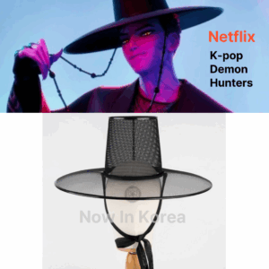 Netflix K-Pop Demon Hunters Korean Traditional Hat(Gat) One Layer Made In Korea