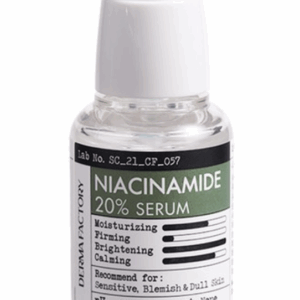 THE DERMA FACTORY Niacinamide 20% Serum – 30ml (1 Piece)