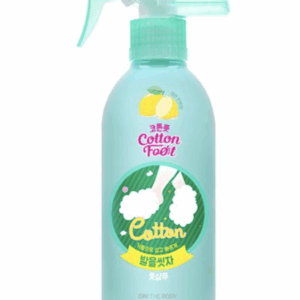 On The Body Cotton Foot Wash Shampoo – Lemon Mint Scent (385ml) – 1 Bottle