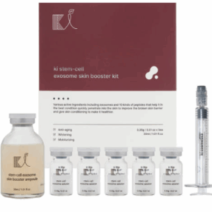 [1 Set] K.I. Plant Exosome Brightening Ampoule – Pore Care, Dark Spot, MTS & PDRN Stem Cell Serum