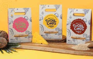 SeoulChips Organic Rice Nurungji Chips – Cheese/Coconut/Quinoa (10 packs × 20 g)