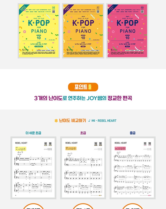 Joy's Easy To Play K-POP For Piano