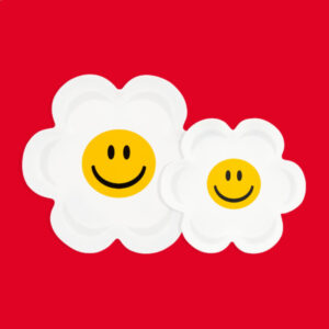 WIGGLE WIGGLE / SMILE PLATE 2P SET
