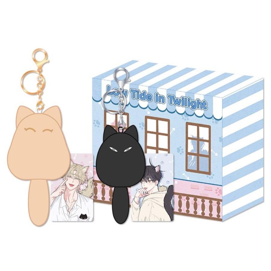 【正規品】TIDE CAT Keychain イデタツヒロ 限定約200体 Low Tide In Twilight Kitty Keyring Set - Now In Seoul