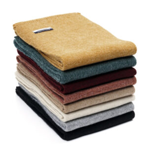JBANS CLASSIC / Soft Wool Touch Plain Short Mini Knit Muffler 3 (C2104-AM095_BK)