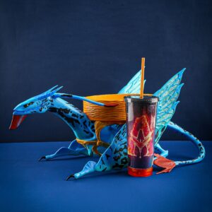 Avatar: Fire and Ash Giant Mountain Banshee Popcorn Bucket + LED Cold Cup / Ready to ship