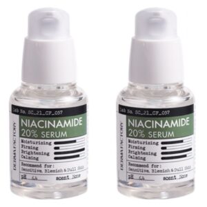 DERMA FACTORY / NIACINAMIDE 20% SERUM 30ml +30ml