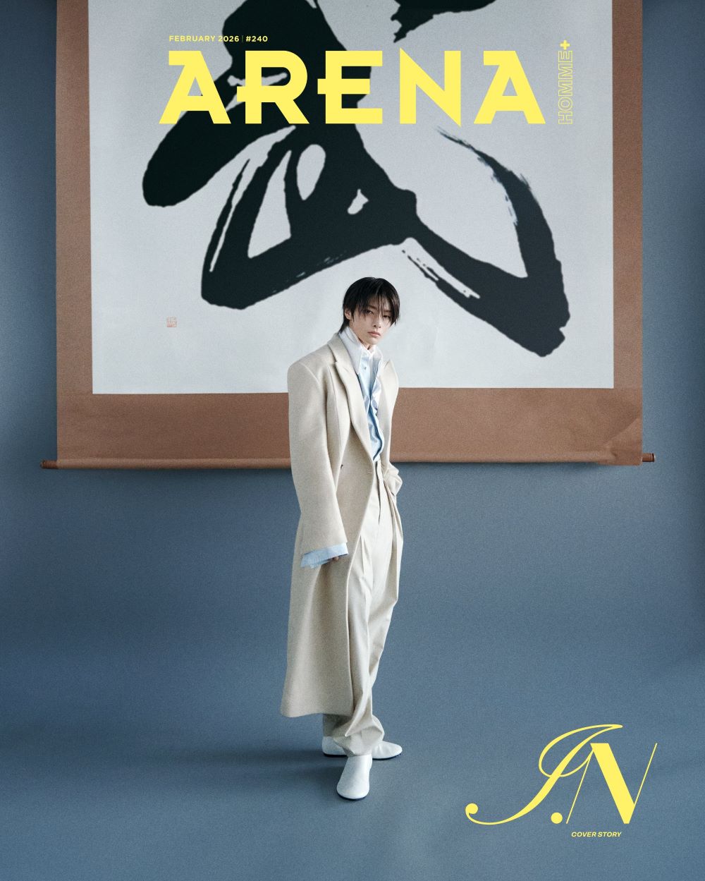 ARENA HOMME+ Korea February 2026 Stray Kids I.N