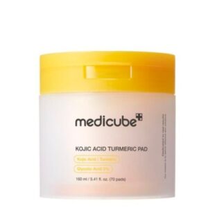 MEDICUBE Kojic Acid Turmeric Pad 160ml 70 pads dual-sided toner pads for face and body care