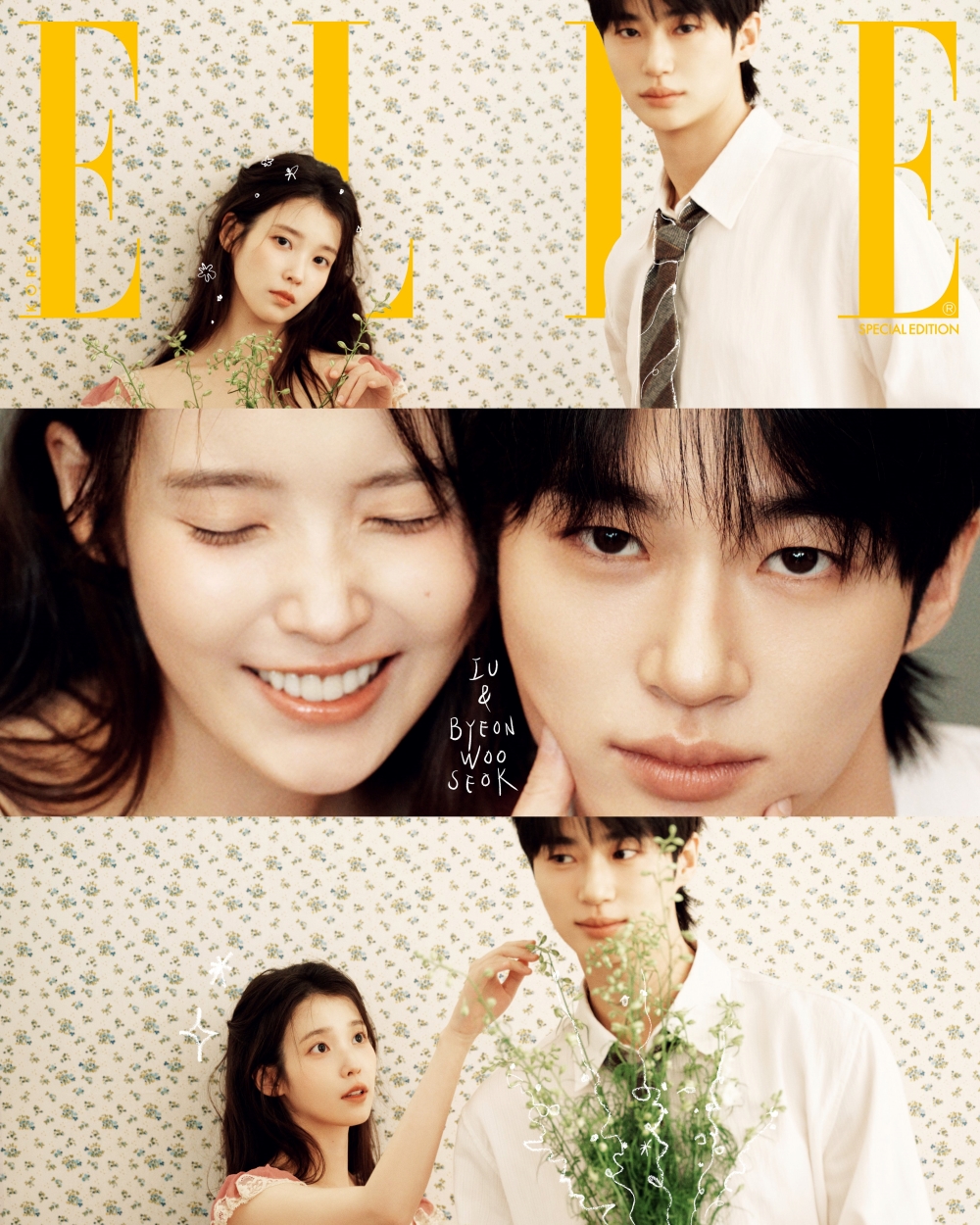 ELLE Korea Special Edition April 2026 IU, Byeon Wooseok