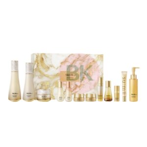 SUM37 LosecSumma 3pcs Special Set with skin softener, emulsion, Elixir Lumiere cream, Lumiere Sun, eye cream, ampoule, Secret Essence, Lumiere Essence, Lumiere Sun mini, and cleansing foam
