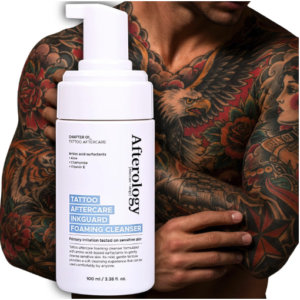 Tattoo Soap, Unscented Tattoo wash with Clean + Vegan Ingredients,aftercare wash for fresh ink,3.38 fl.oz (Copy)
