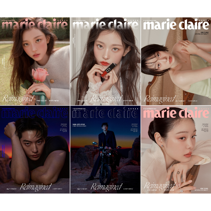 MARIE CLAIRE Korea September 2026 NewJeans HAERIN/Kim Yuna/Nam Joohyuk