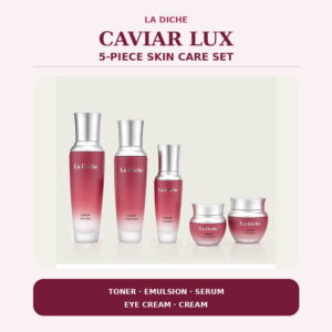 La Diche Caviar Lux 5-Piece Skin Care Set – Brightening & Wrinkle Care